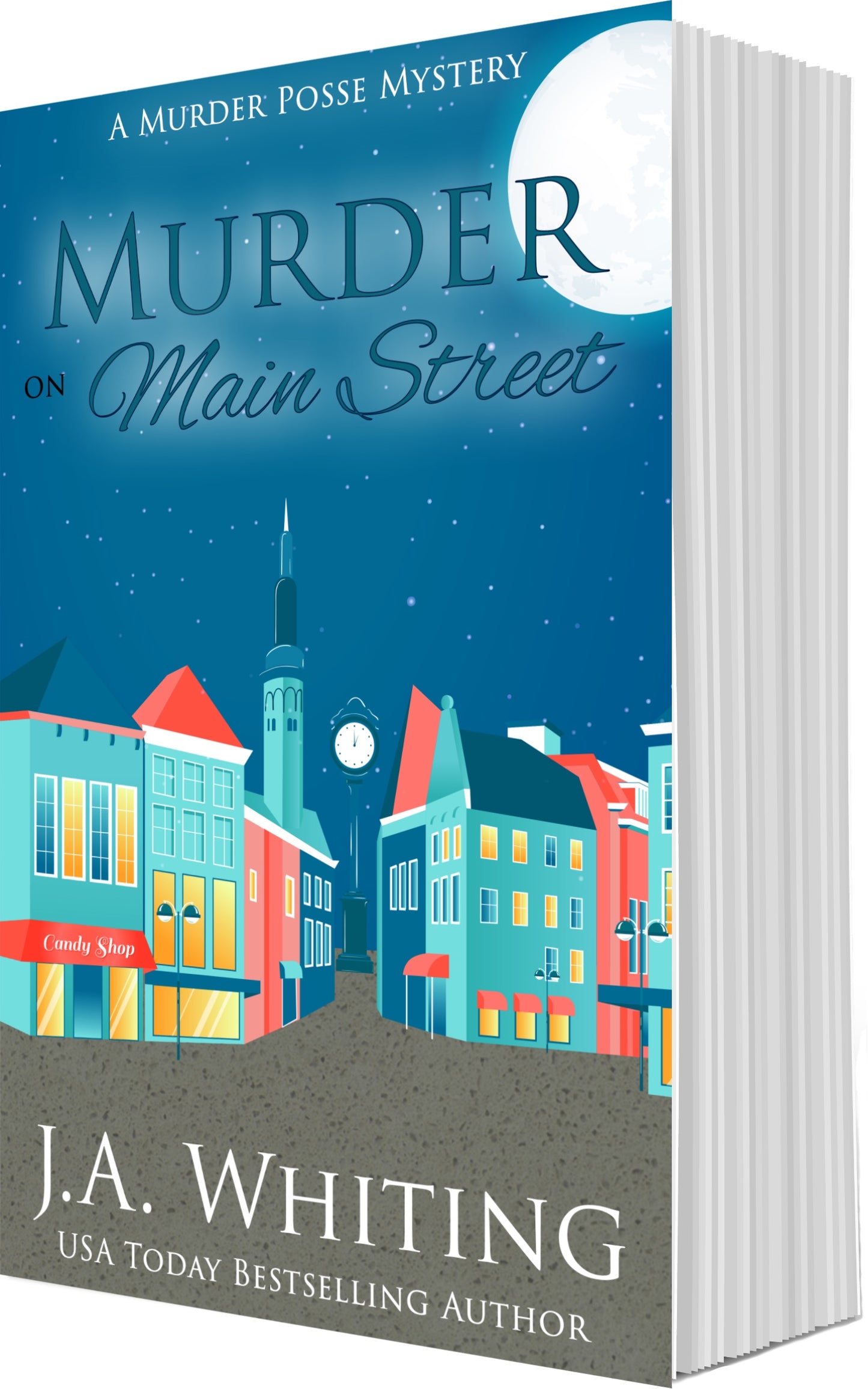 J.A. Whiting Murder on Main Street Paperback